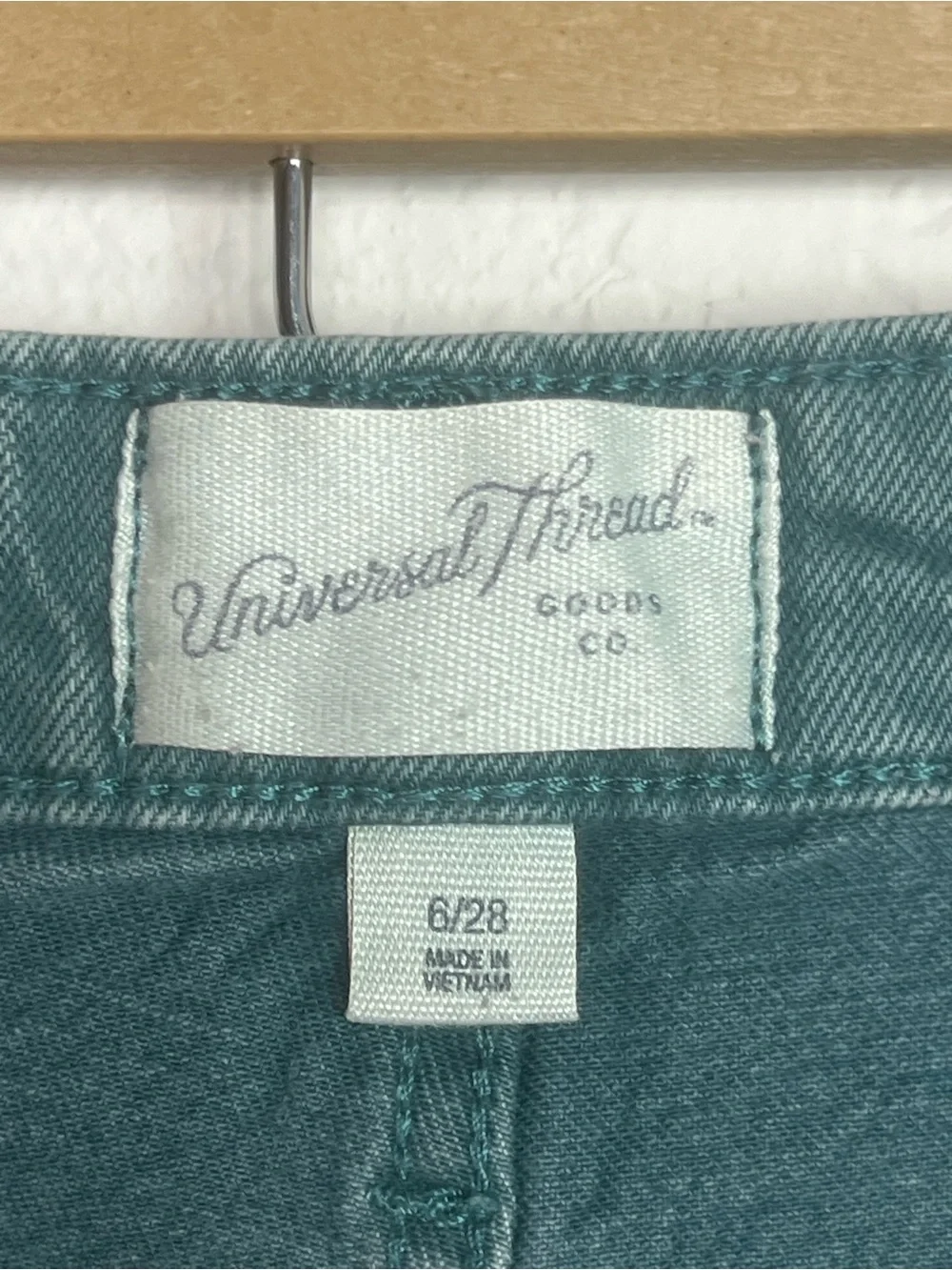 Coastal Granddaughter Vintage Bermuda Denim Shorts Raw Hem Granola Girl Gorpcore